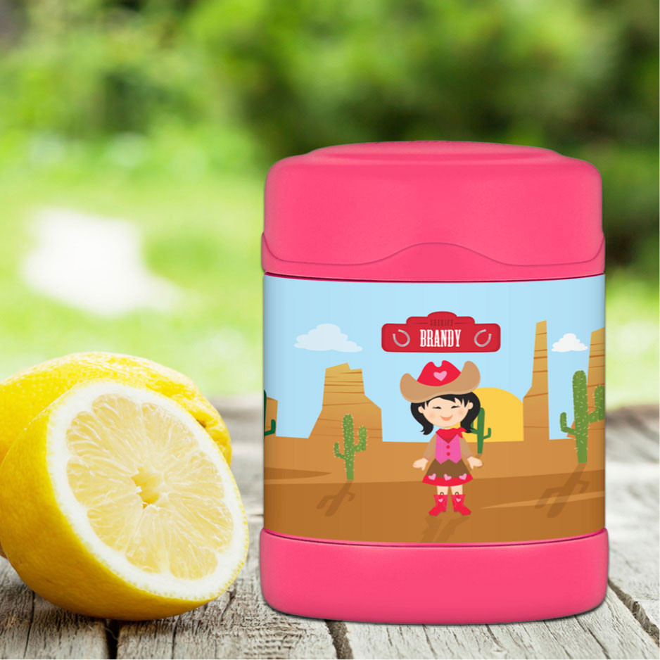 Cowgirl Thermos Food Jar