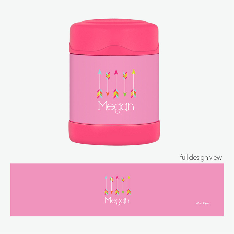 Colorful Arrows Thermos Food Jar