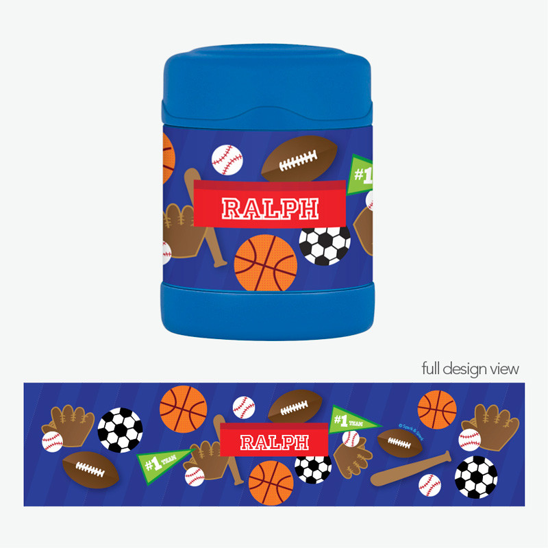 My Love for Sports Thermos Food Jar