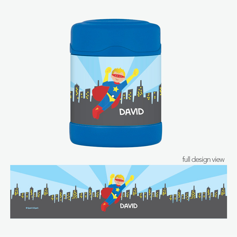 A Cool Superhero Thermos Food Jar
