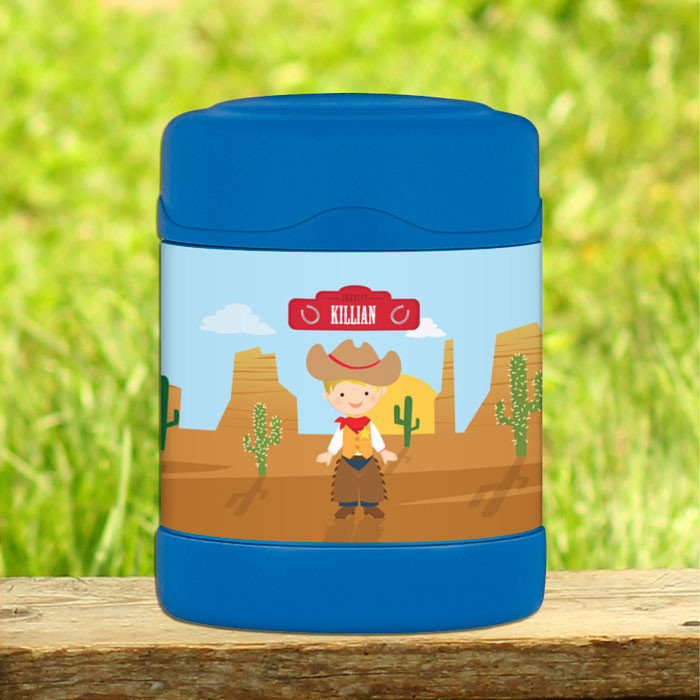 Cowboy Thermos Food Jar