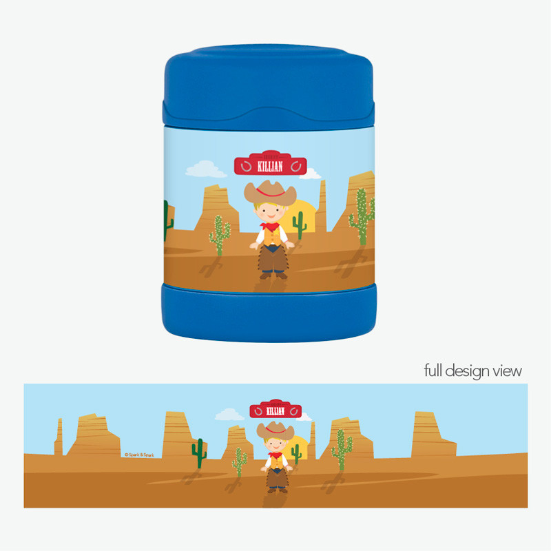 Cowboy Thermos Food Jar
