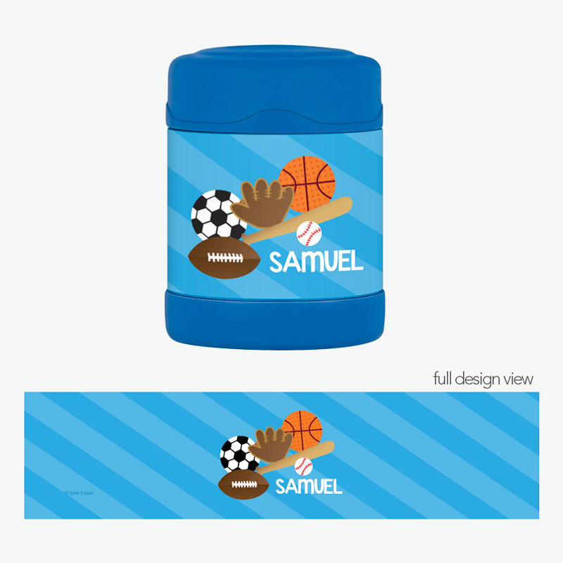 Sports Fans Thermos Food Jar