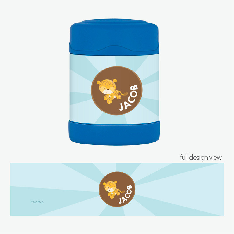 Cute Baby Cheetah Thermos Food Jar