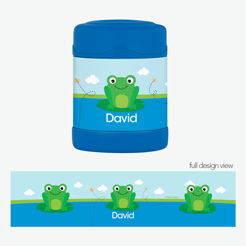 Cute Smiley Frog Thermos Food Jar
