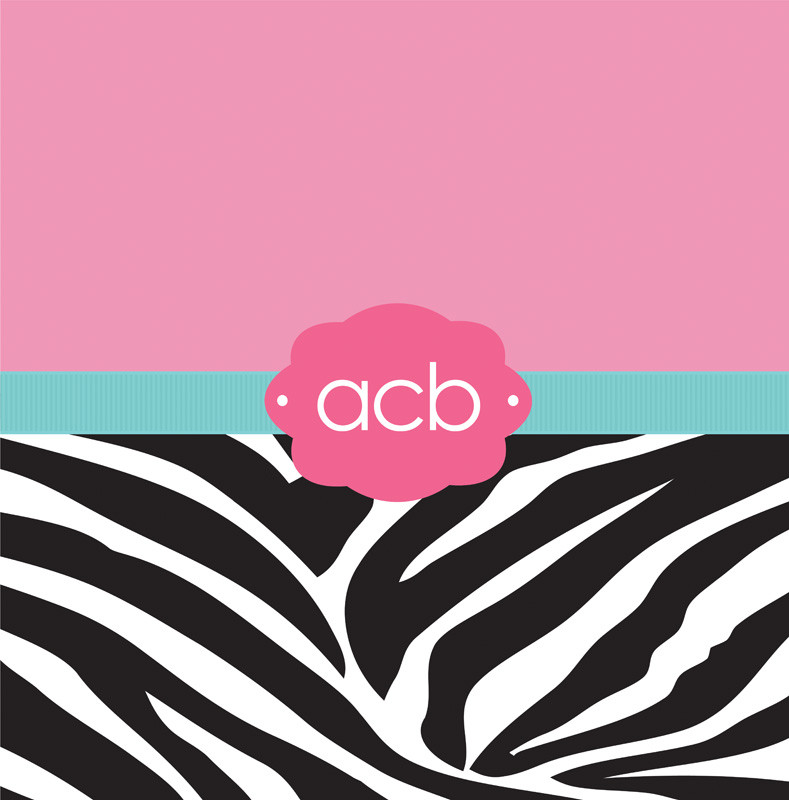 Zebra and Pink Shower Curtain