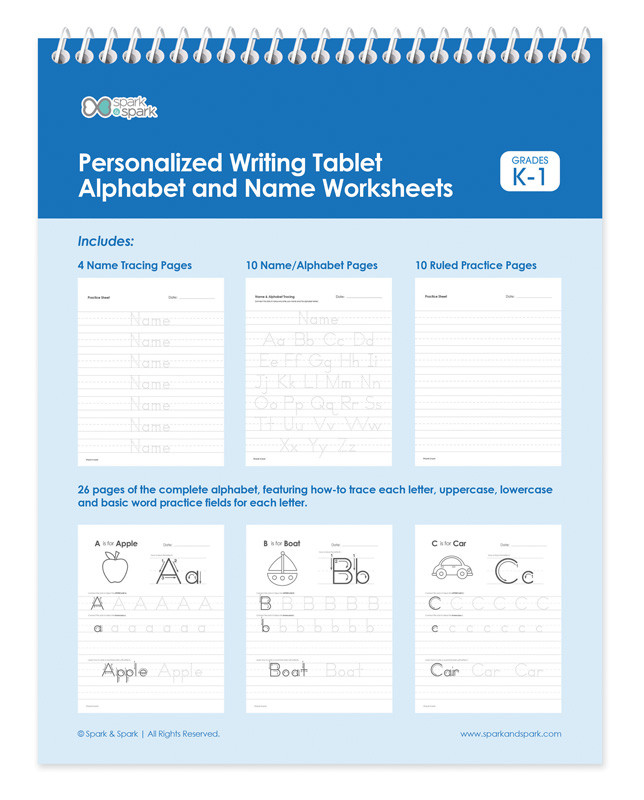 English Vertical Writing Book For Boys
