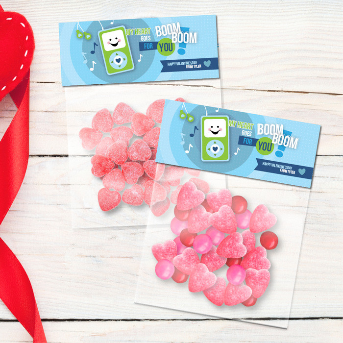 Blue Boom Boom For You Treat Bags