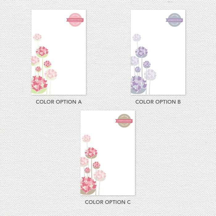 Poms Poms Circle Custom Notepad
