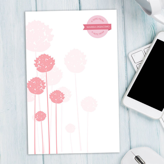 Classic Personalized Chunky Notepads | Clear Poms Poms