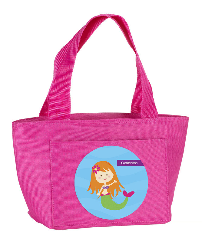 Cute Mermaid Kids Lunch Tote