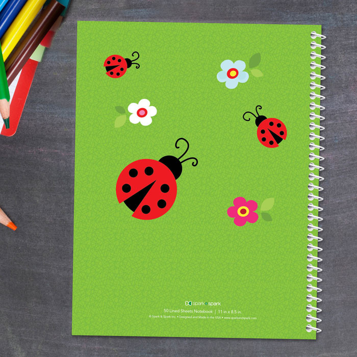 Curious Lady Bug Kids Notebook