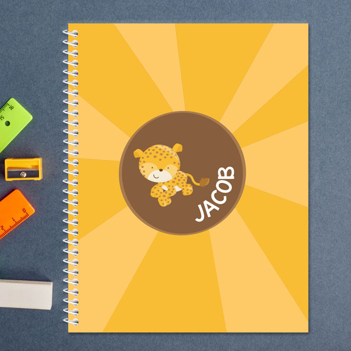 Cute Baby Cheetah Kids Notebook