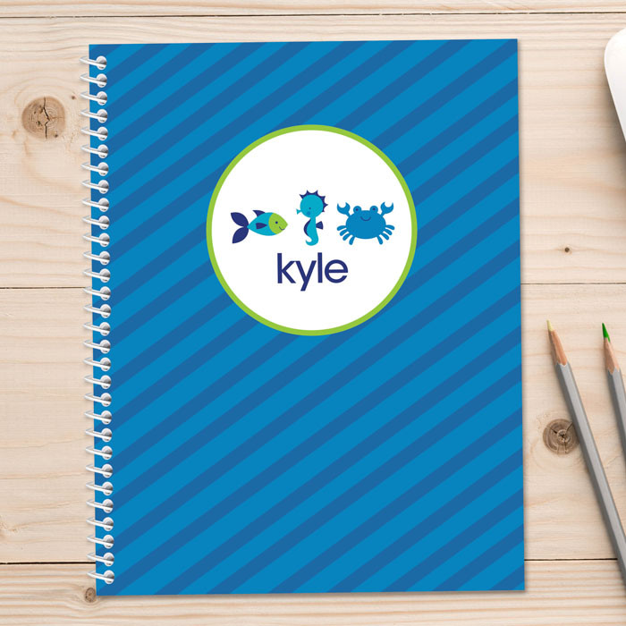 Cute Undersea Creatures Kids Notebook