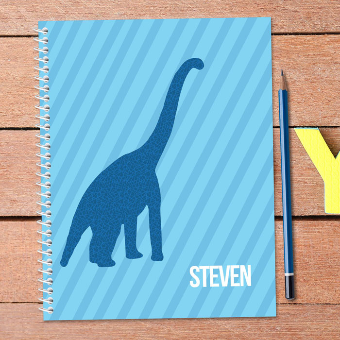 Dino and Me Blue Kids Notebook