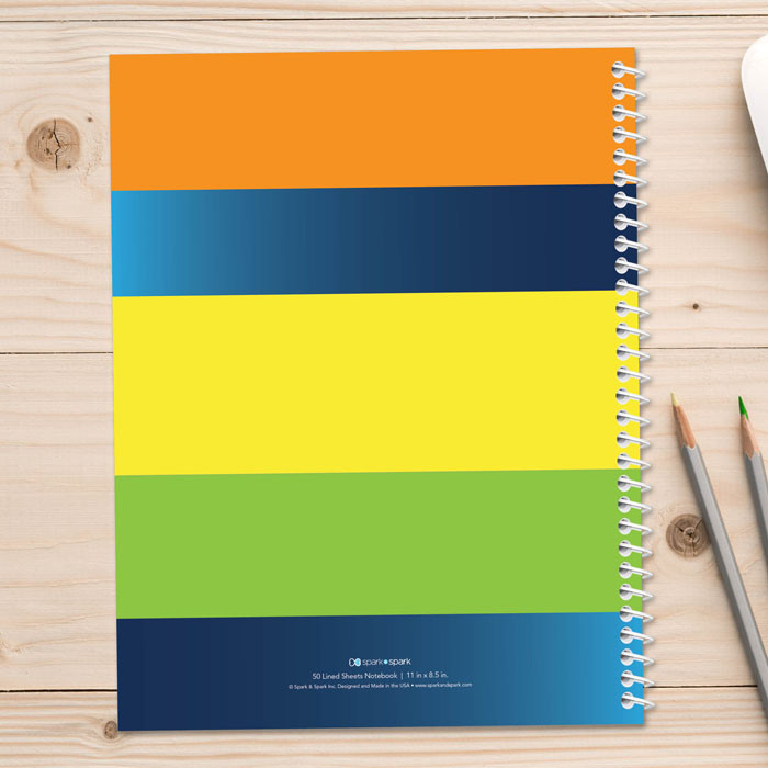 monster truck personalized notebook for kids