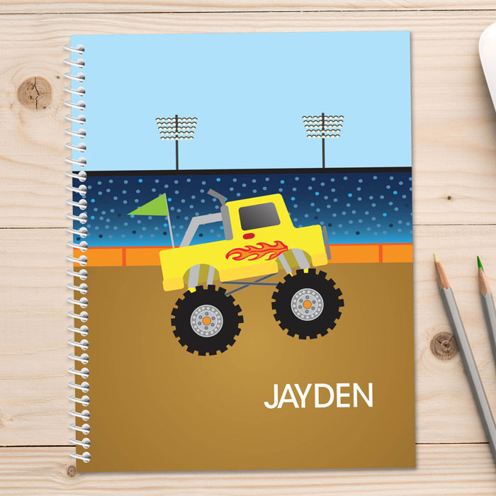 Monster Truck Kids Notebook