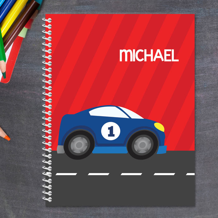 Super Fast Car Kids Notebook
