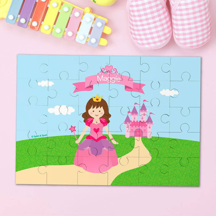 Sweet Little Princess Personalized Puzzles