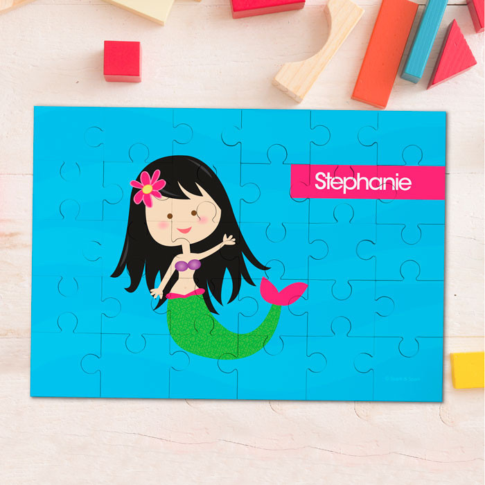 Cute Mermaid Personalized Puzzles
