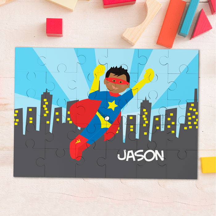 A Cool Superhero Personalized Puzzles