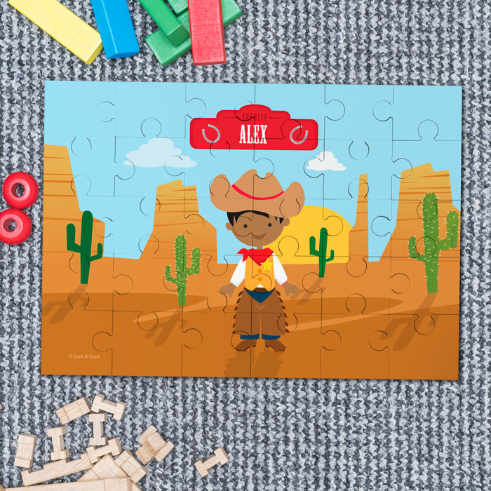 Cowboy Personalized Puzzles
