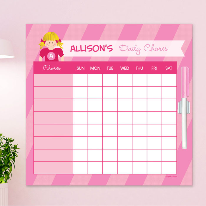 Super Girl Blonde Chore Schedule