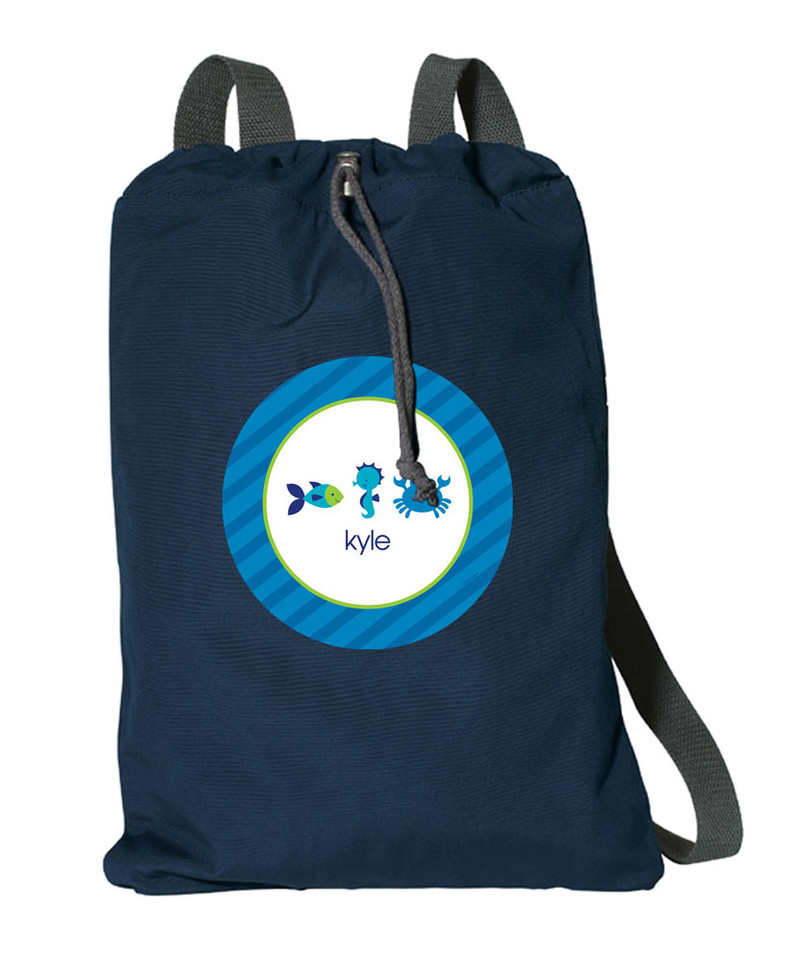Cute Undersea Creatures Personalized Bags For Kids