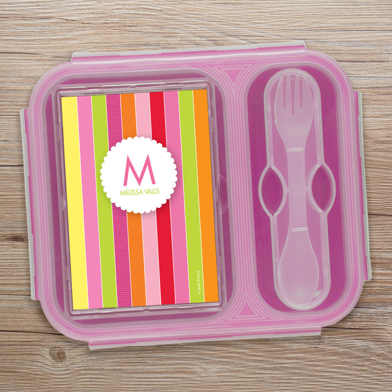 Bold & Fun Stripes Collapsible Bento Box