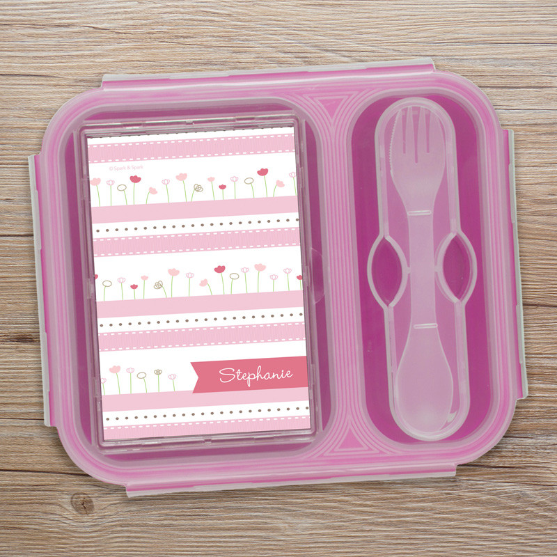 Field Of Tulips Collapsible Bento Box