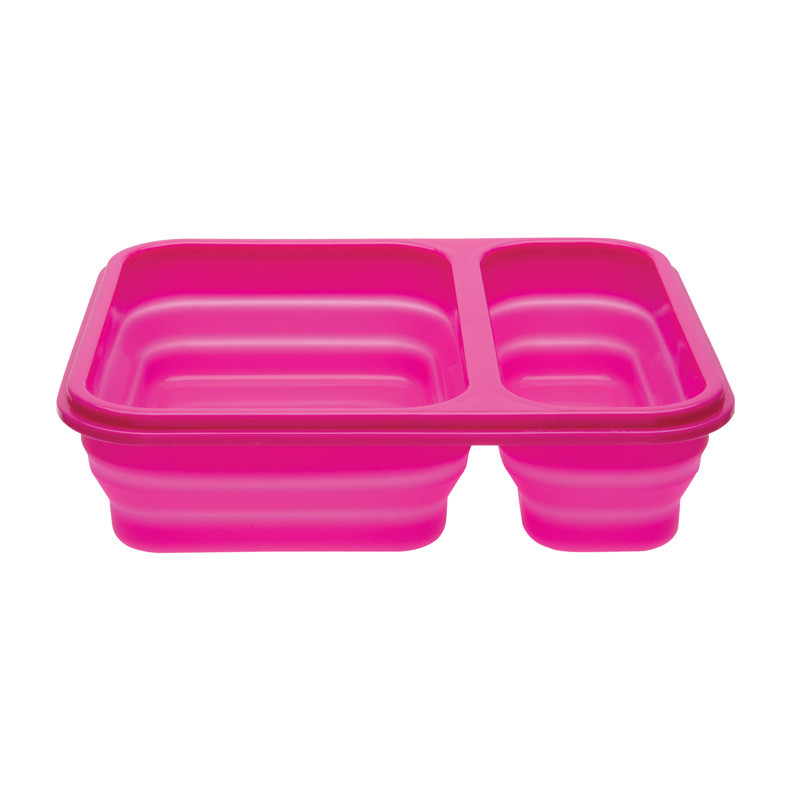 Purple Field Of Flowers Collapsible Bento Box