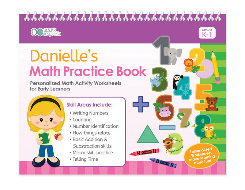 Math Practice Book For Girls