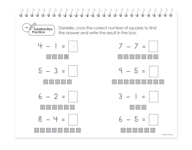 Math Practice Book For Girls