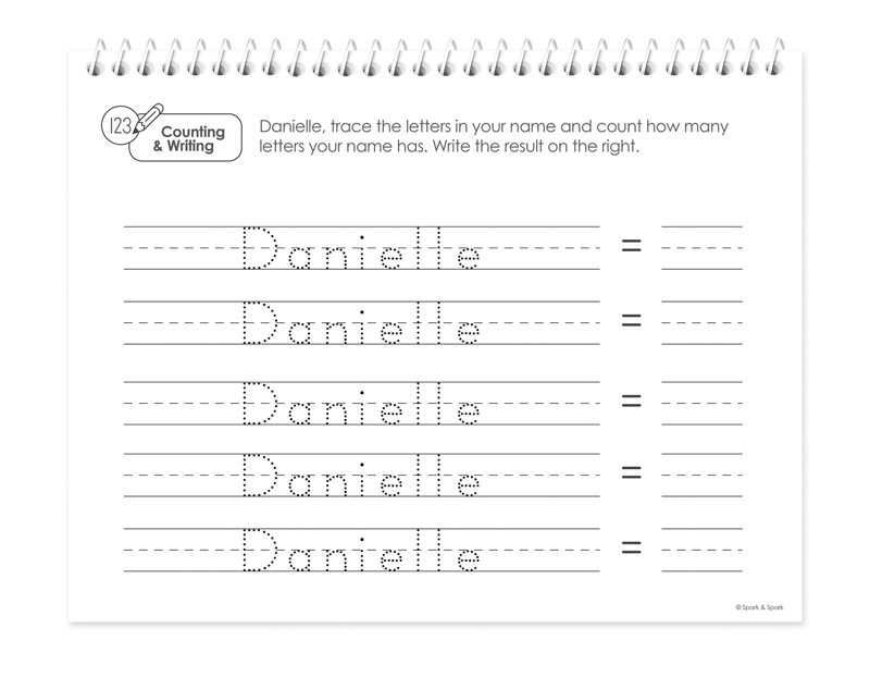 Math Practice Book For Girls