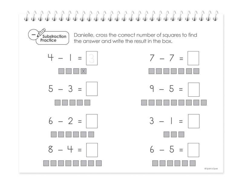 Math Practice Book For Girls