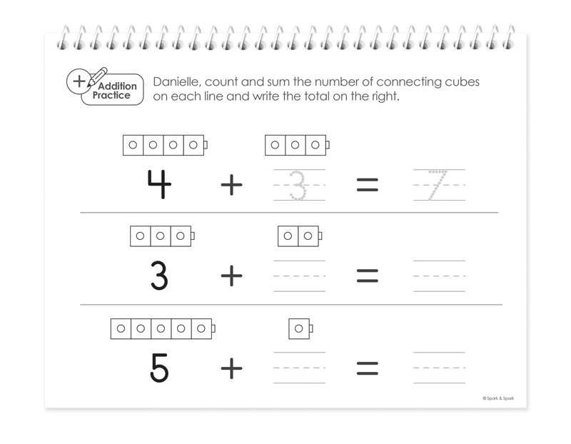 Math Practice Book For Girls