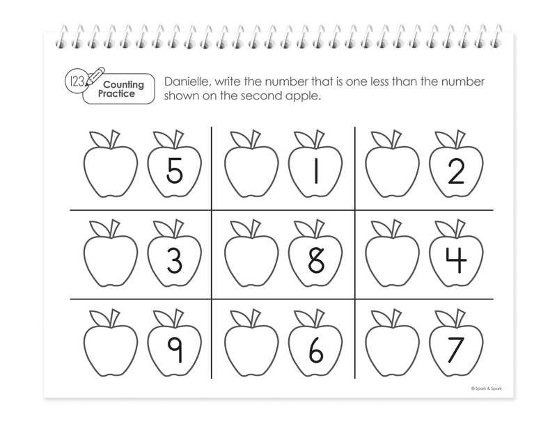 Math Practice Book For Girls