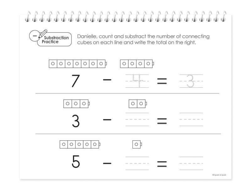 Math Practice Book For Girls
