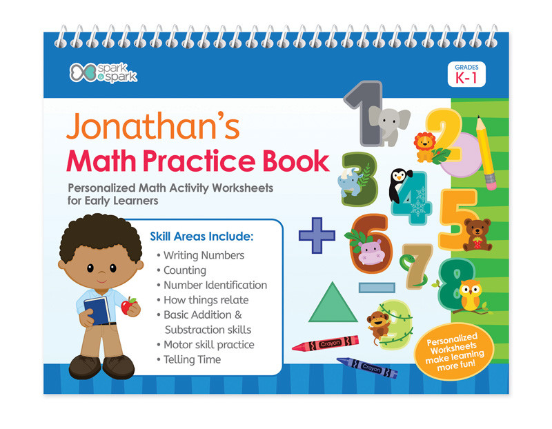 Math Practice Book For Boys
