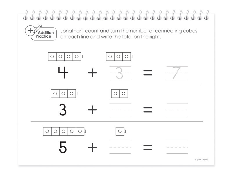 Math Practice Book For Boys