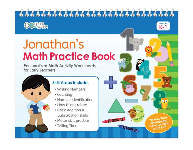 Math Practice Book For Boys