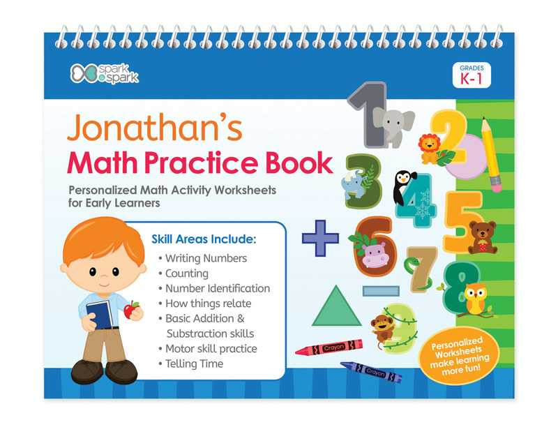 Math Practice Book For Boys