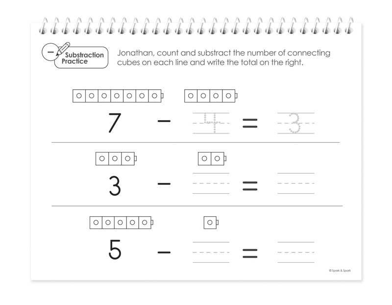 Math Practice Book For Boys
