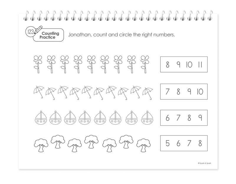 Math Practice Book For Boys