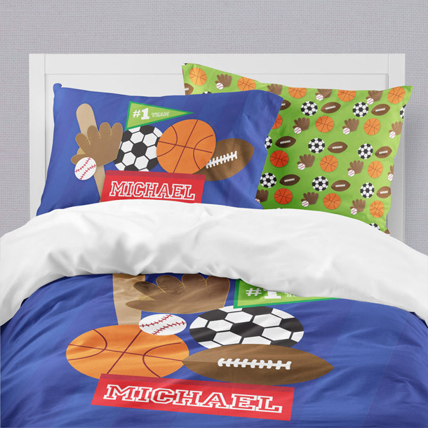 My Love For Sports Duvet Cover