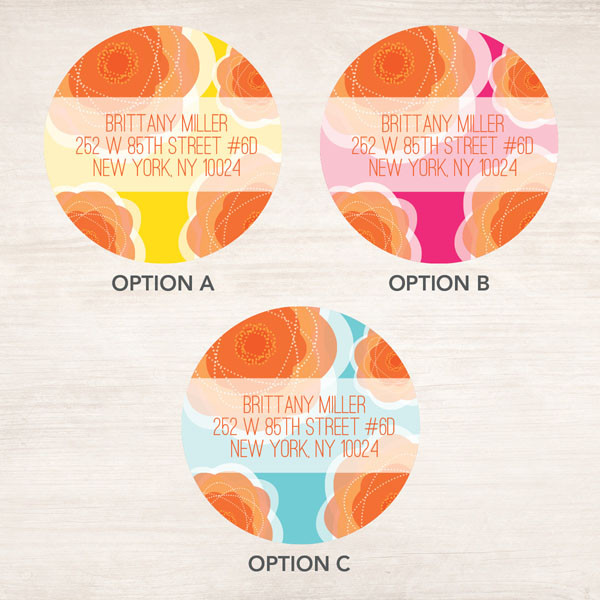 Pretty Blooms Label Set