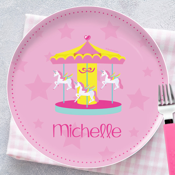 Sweet Carousel Kids Plates