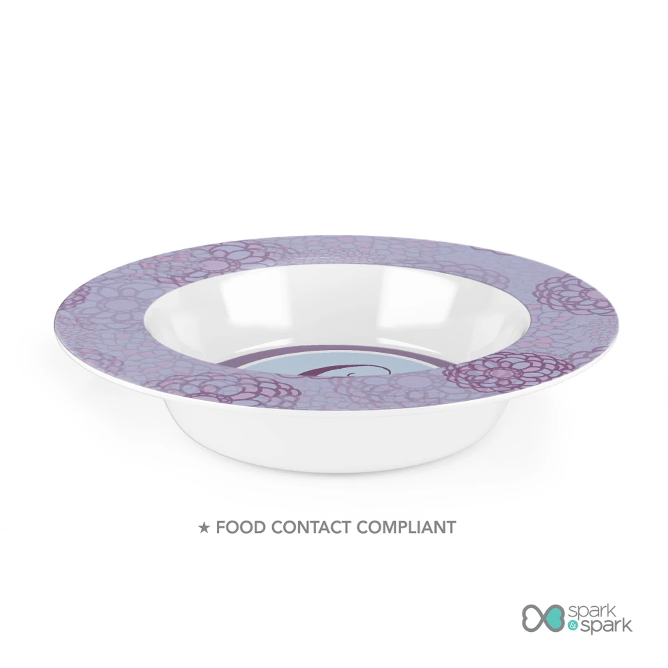 Flower Mosaic Kids Plates