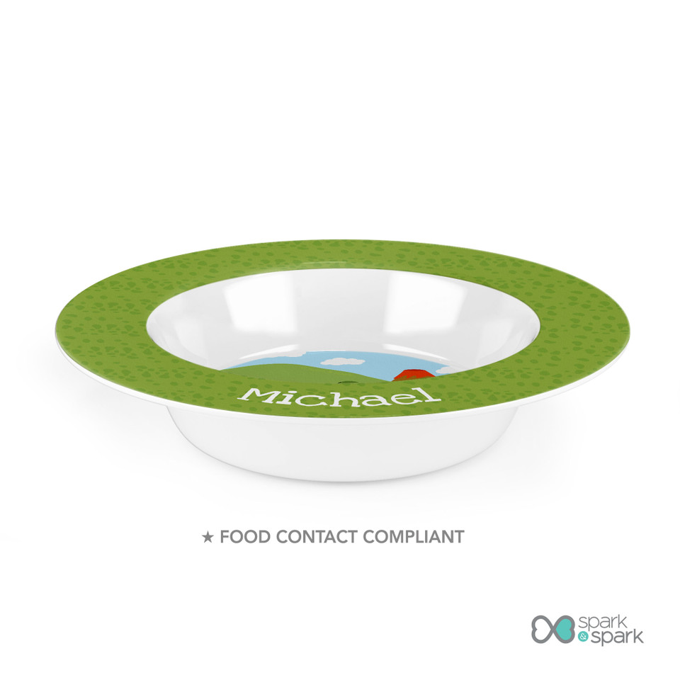 Dinosaurs in the Jungle Kids Plate