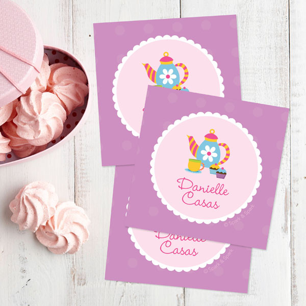 Tea Time Gift Label Set